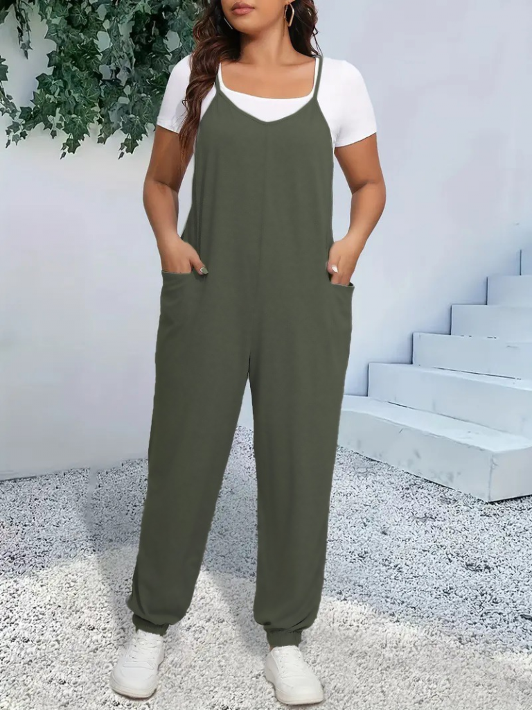 Kadın Askılı Halter Yaka şalvar Tulum, 15588 - Image 2