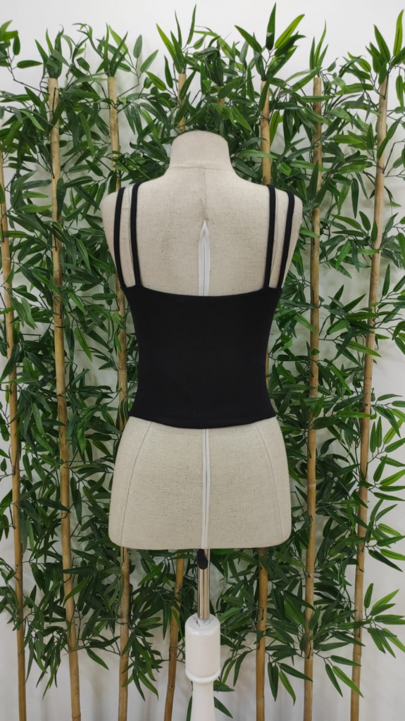 Kadın çift Askılı Kaşkorse Crop, 17233 - Image 5