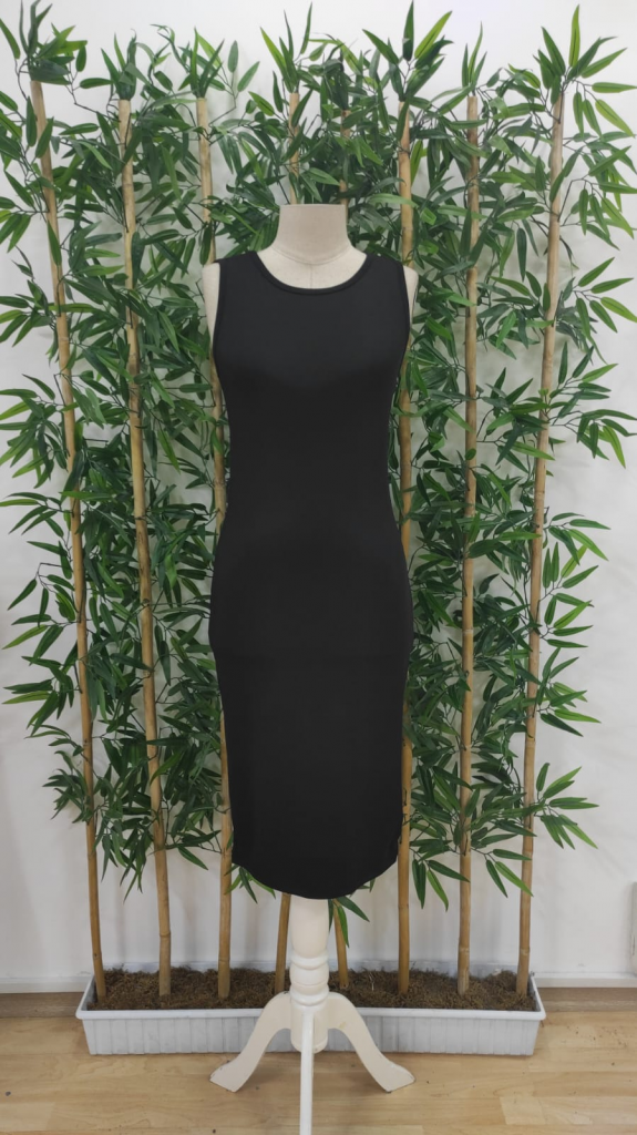 Kadın Bodycon Midi Boy Dalgıç Elbise, 17480 - Image 4