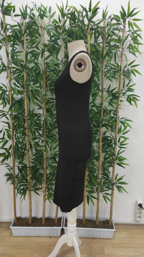 Kadın Bodycon Midi Boy Dalgıç Elbise, 17480 - Image 5