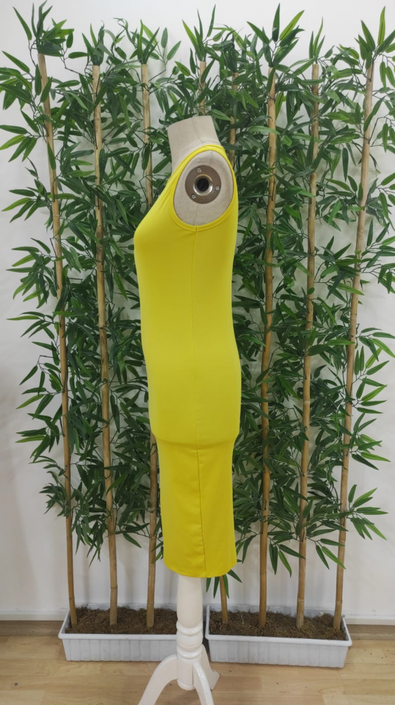 Kadın Bodycon Midi Boy Dalgıç Elbise, 17481 - Image 5