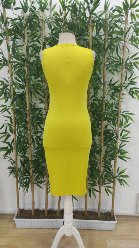 Kadın Bodycon Midi Boy Dalgıç Elbise, 17481 - Image 6