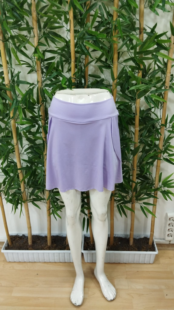 Kadın Yüksek Bel Cepli Sandy Short Etek, 23955 - Image 5