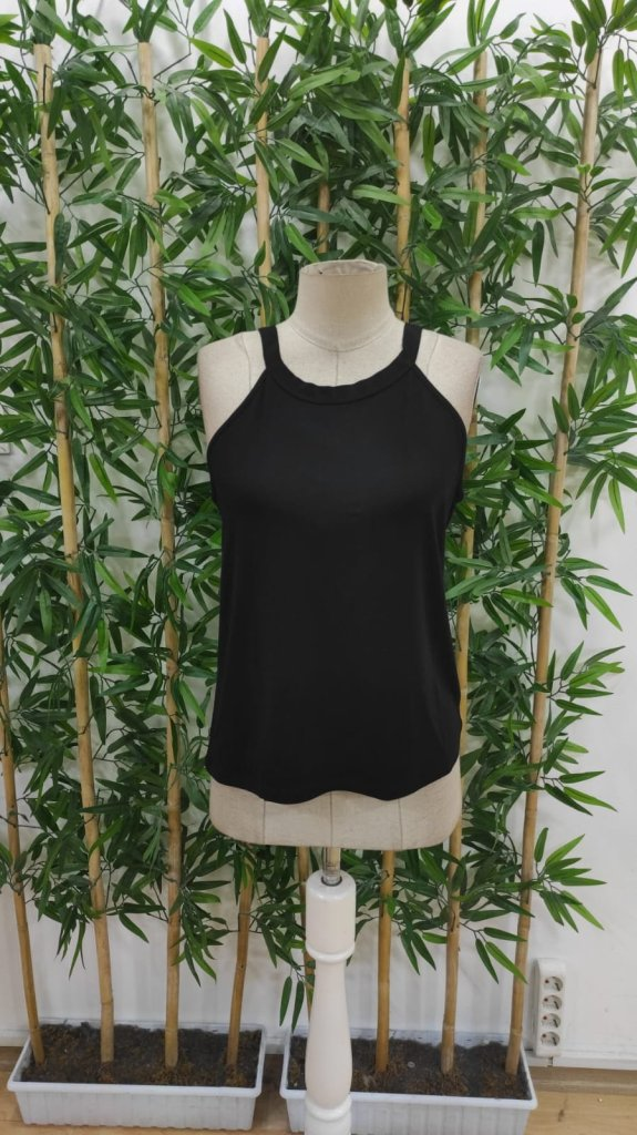 Kadın Omuzlardan Açık Raglan Kol Yuvarlak Yaka Viskon Bluz, 24589 - Image 4