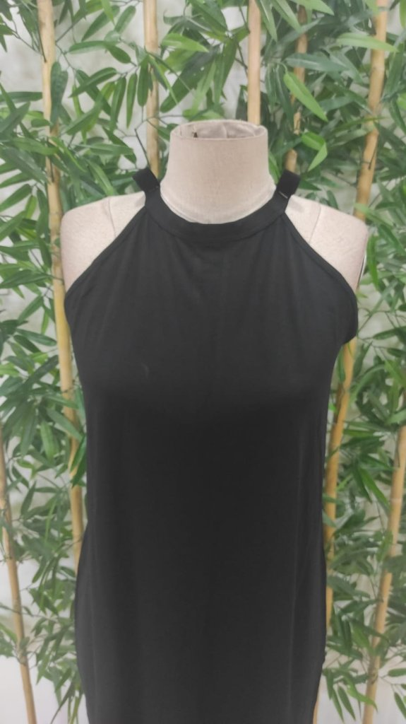 Kadın Daire Yakalı Reglan Kol Viskon Elbise , 24829 - Image 7