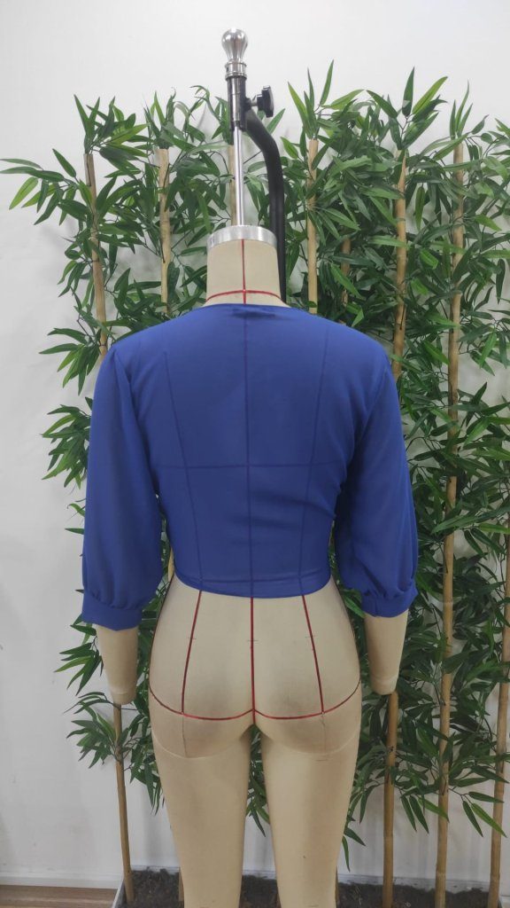 Kadın Truvakar Kol önden Bağlamalı Kısa şifon Bolero Ceket, 24963 - Image 6