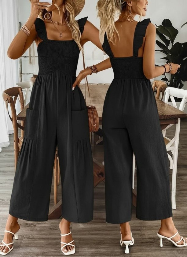 Kadın Askılı Gipe Detaylı Cepli Uzun Tulum, 33150