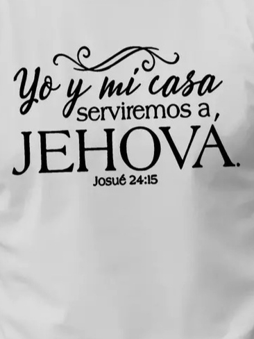 Erkek Jehova Baskılı Süprem T-shirt , 18545 - Image 3