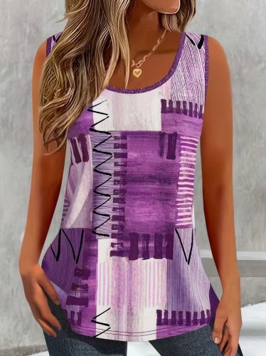 Kadın Askılı Yuvarlak Yakalı Desenli Süprem Bluz, 31883