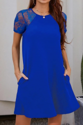 Kol Dantel Viskon Elbise, 5831